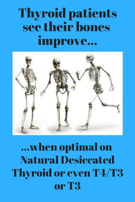 Desiccated Thyroid or T3 and Your Bones Stop The Thyroid Madness