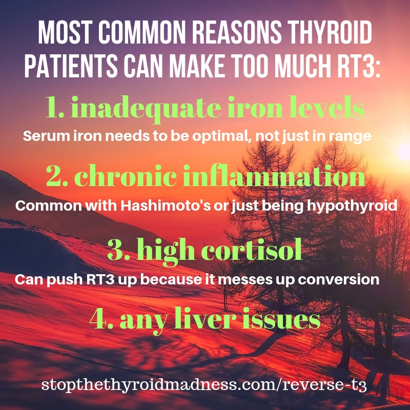 Reverse t3 also called reverse triiodothyronine stop the thyroid